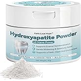 100% Pure Nano Hydroxyapatite Powder – Enamel Remineralization Support, Sensitivity Comfort, Natural Whitening & Cavity Defense, Hydroxyapatite Powder for DIY Toothpaste & Mouthwash, Fluoride-Free,40g