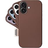 LONLI Classic | Gold-Rated Leather - European Genuine Vele Leather Case for iPhone 17 - [Built-in Camera Control and Compatible with Magsafe] - Dark Saddle