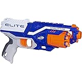 Nerf Disruptor Elite Blaster -- 6-Dart Rotating Drum, Slam Fire, Includes 6 Official Elite Darts -- For Kids, Teens, Adults