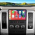 for Dodge RAM 1500 2500 3500 Radio Upgrade 2009 2010 2011 2012,Android Stereo Replacement,QLED Touch Screen,8core CPU,Build in Wireless carplay Wired Android Auto,Free Camera