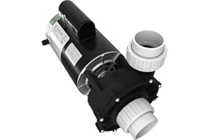 KL KEY LANDER Hot Tub Spa Pump, 4HP, Two Speed, 56Frame, Bracketless, LX Motor (220-240V/60Hz); 2" Port; OEM# 6500-367 56WUA400-II (NF)