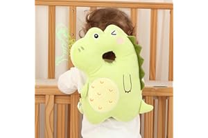 SOZOON Baby Head Protector Backpack - Soft & Lightweight Head Protection Pillow for Bebe Walking and Crawling Dinosaur