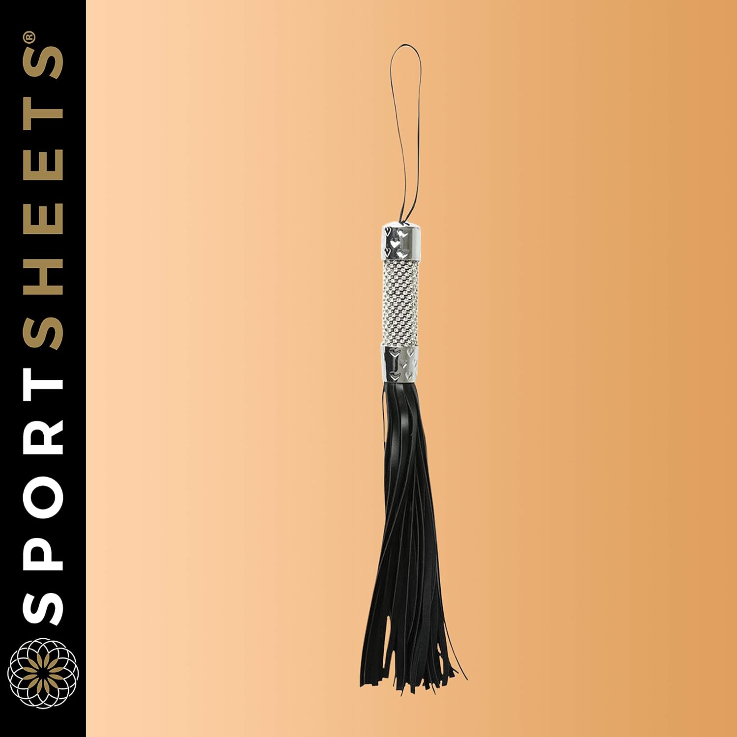 Sincerely by Sportsheets Bling Flogger, Black - Image 3