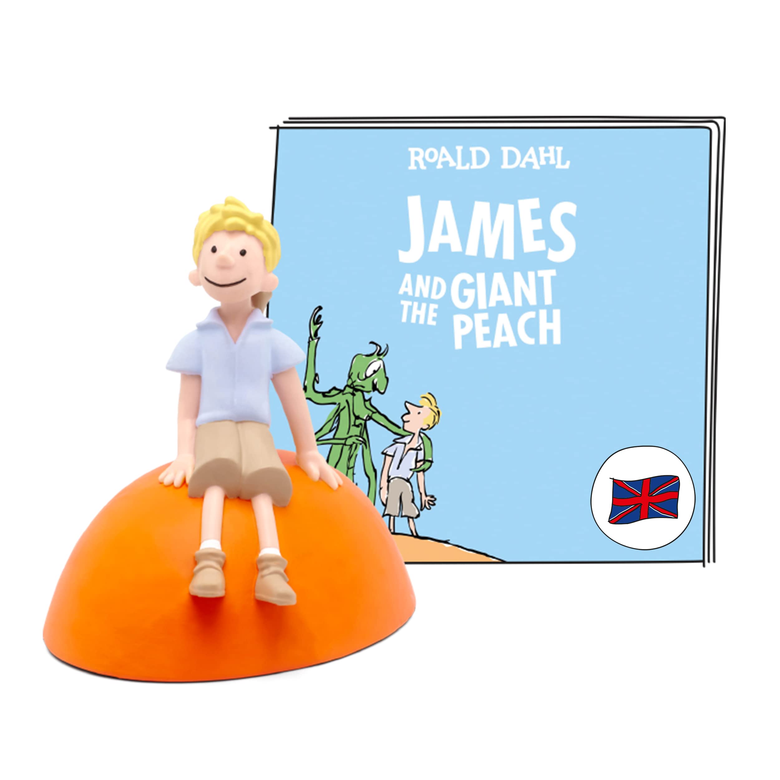 tonies Audio Character For Toniebox, Roald Dahl - James and the Giant Peach, Kid's Gifts, Audio Stories and Songs for Children for Use with Toniebox Kid's Music Player(Sold Separately) (DR03031-1)