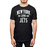 Hybrid Sports NFL - New York Jets - Established - Men's and Women's Short Sleeve T-Shirt - Size Small - New York Jets - Black
