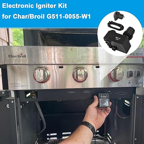 KEESHA Electronic Igniter Kit Outlet Push Button Grill Ignitor