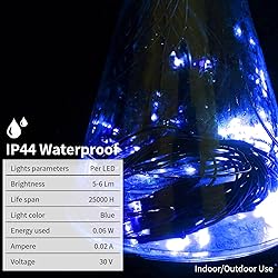 198 LED Blue Net Lights Outdoor Mesh Lights 9.8ft x
