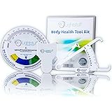 Skinfold Caliper, Body Tape Measure, BMI Calculator - Instructions and Body Fat Percentage Charts for Men and Women Included 