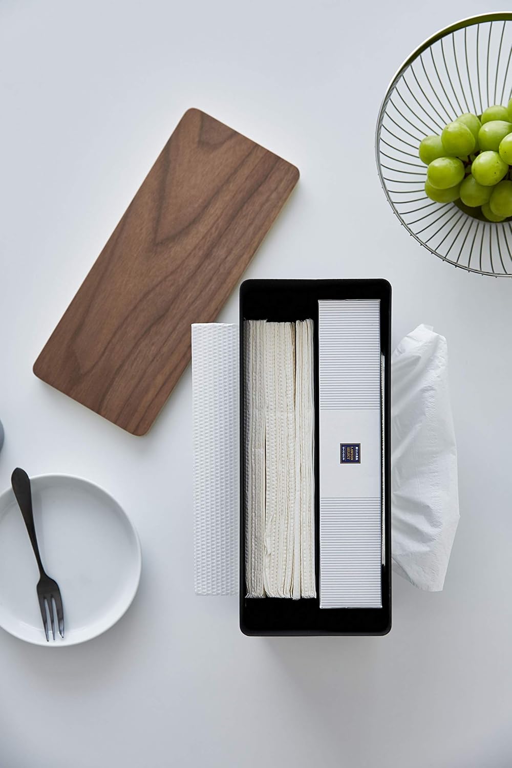 山崎実業両面ティッシュケース リン