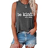 Yagsui Womens Tank Tops Summer Graphic Sleeveless Shirts Casual Loose Fit Tunic