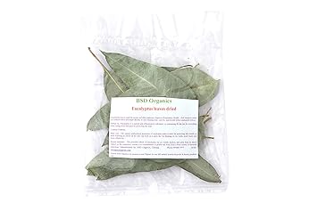 BSD Organics Eucalyptus Leaves dried for tea, steam & more - 200 gms