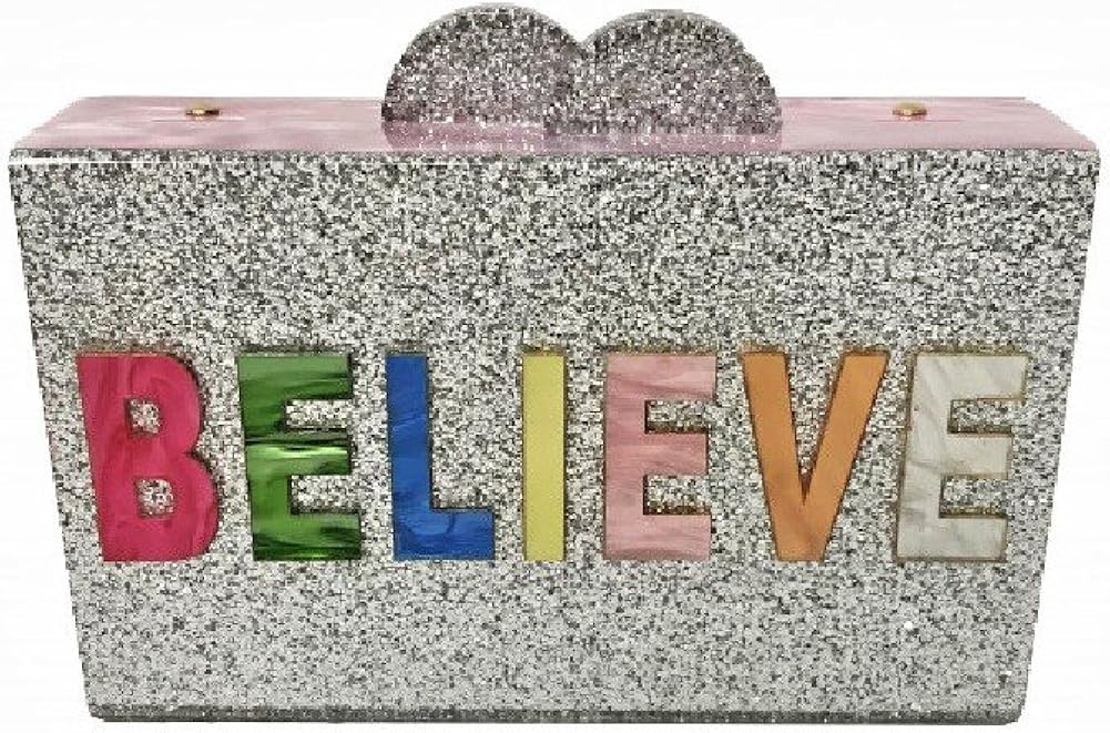 bari lynn acrylic clutch