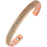 Art Of Creation Pure Copper Bracelet Solid Cuff Bangle Adjustable Bracelets | Handmade Kada For Men and Women | India Pattern