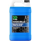 3D Magic Blue Tire Shine Spray - Water Resistant High Gloss Tire & Trim Dressing | Long Lasting Protection | No Sling, No Run Formula | Made in USA |1 Gallon