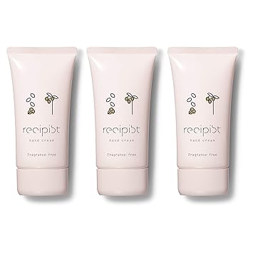 Amazon レシピスト すべすべ仕上げのハンドクリーム 無香料 50g 3個