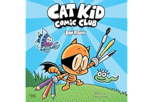 Cat Kid Comic Club | 2024 12 x 24 Inch Monthly Square Wall Calendar | BrownTrout | Graphic Novel Family Children