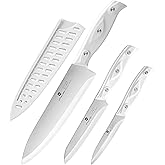3PCS Chef Knife, Ultra Sharp Kitchen Knife, High Carbon Stainless Steel Chef knife set