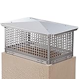 VEVOR Chimney Cap, 13" x 24" Flue Caps, 304