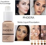 Glamza PHOERA Foundation Concealer Full Coverage Matte 104 Buff Beige UK view 5
