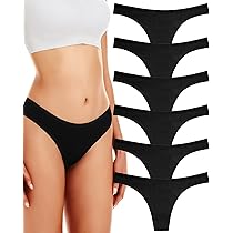 YADIFEN 5 Pack Cotton Underwear for Women Hipster Panties