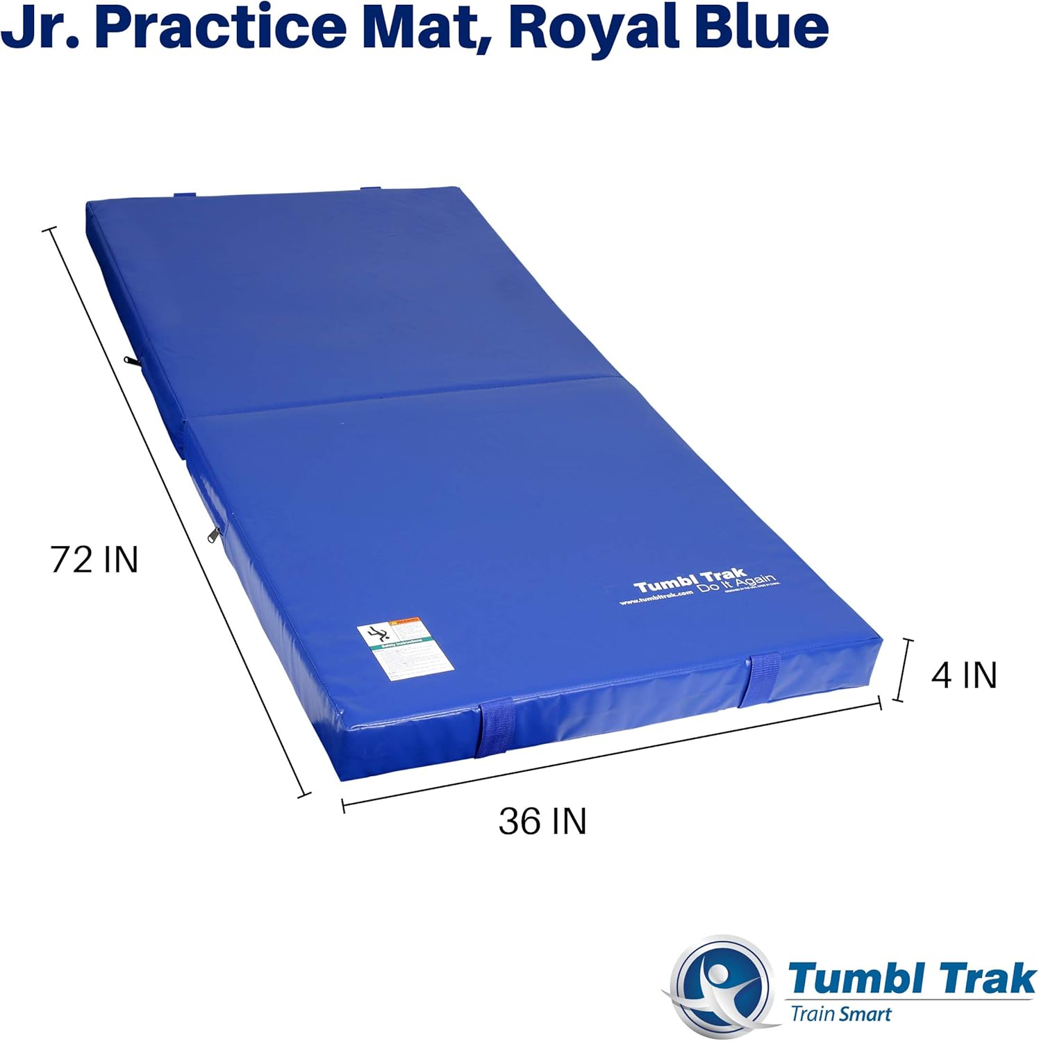 Tumbl Trak Junior Practice Mat, Royal Blue : Gymnastics Tumbling Mats : Sports & Outdoors