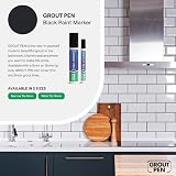 RAINBOW CHALK MARKERS LTD Black Grout Pen Restores Tile Grout Kitchen Bathroom view 7