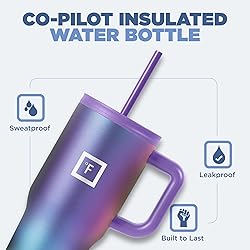IRON °FLASK Co-Pilot Insulated Mug w/Straw & Flip