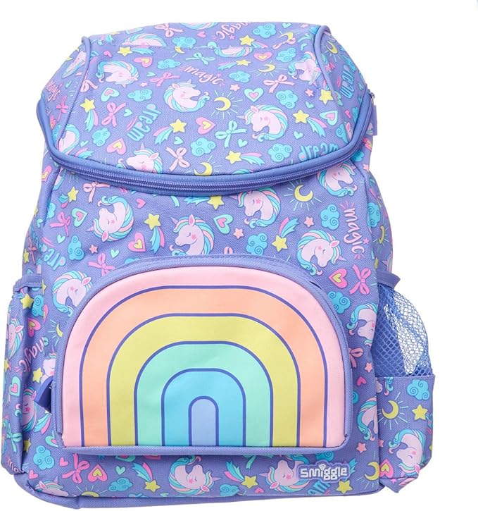 smiggle purple unicorn bag