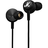 Marshall Mode USB-C Wired Earbuds - Black | Built-in Microphone | Customizable Fit | Tangle-Resistant Cord | Dynamic Drivers