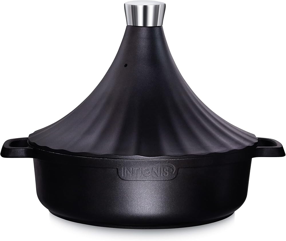 INTIGNIS Tagine Cooking Pot 28cm 4.2L Oven Proof Aluminium Induction Gas