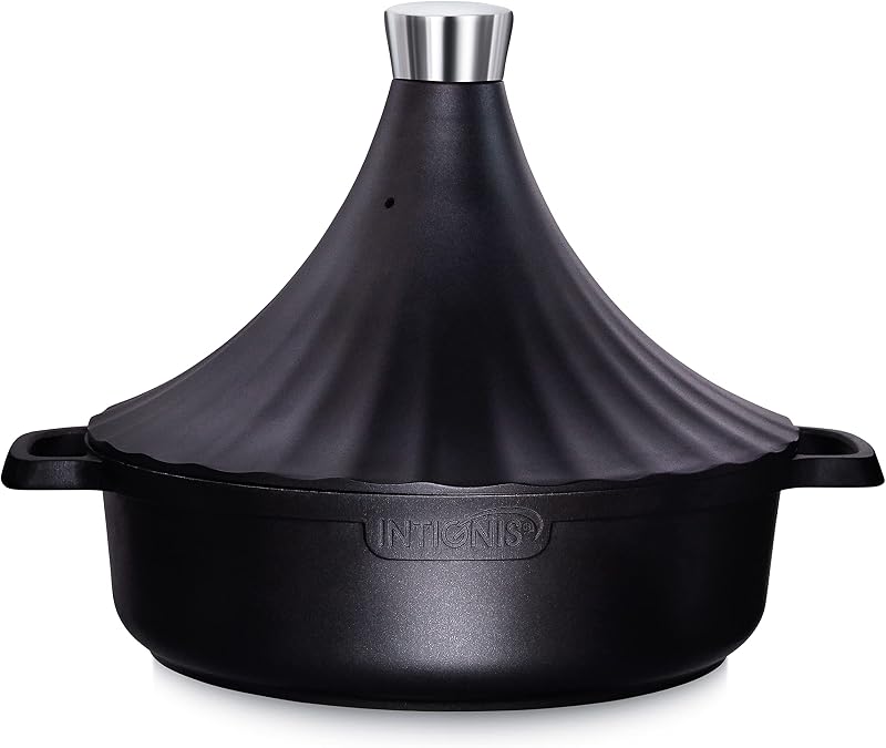 INTIGNIS Tagine Cooking Pot 28cm 4.2L Oven Proof Aluminium Induction Gas