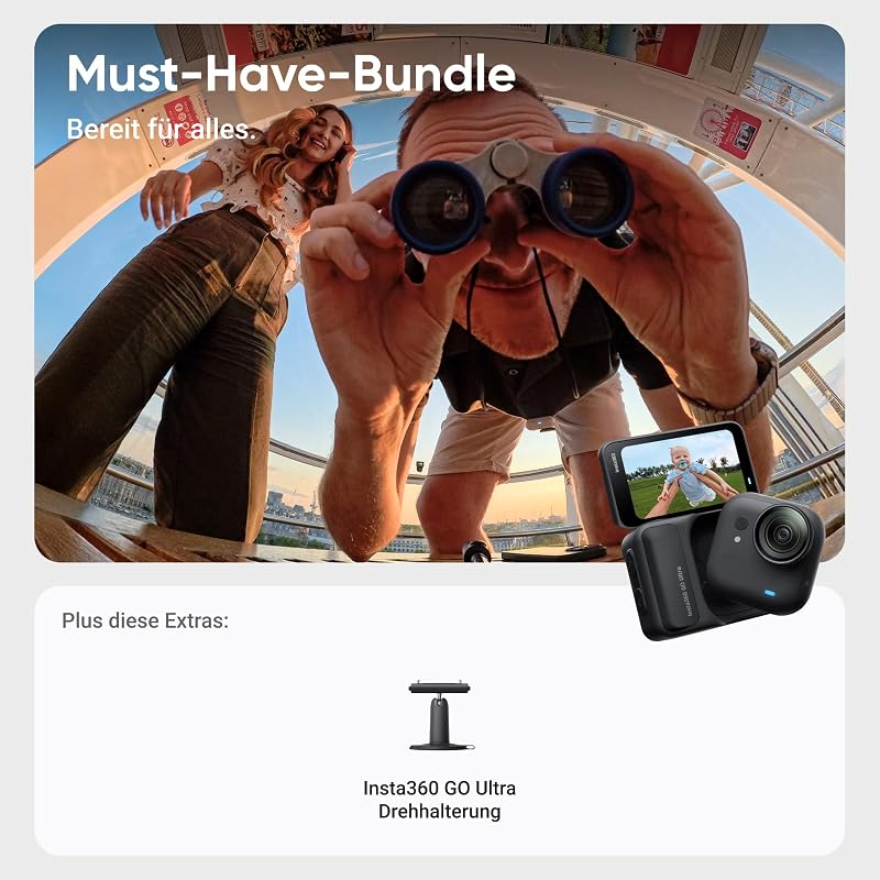 GO Ultra Must-Have-Bundle - Freihändige 4K Vlogging-Kamera