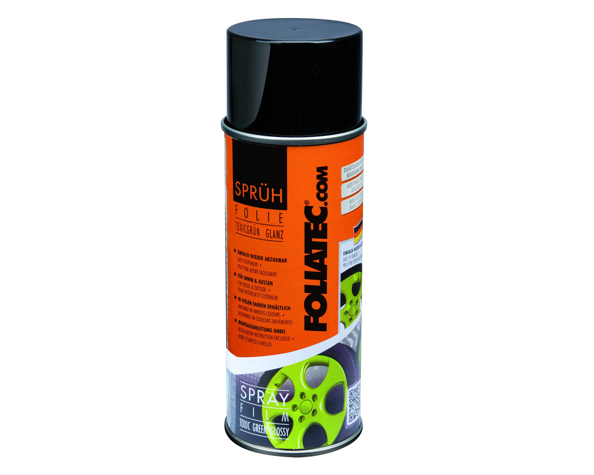 FOLIATEC 2026 Protective Spray Film for Rims, Fluorescent Green