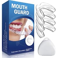 Protectores Bucales Para Bruxismo - Pack De 4 Férulas Nocturnas Moldeables, Alivian Rechinar De Dientes, Mejoran El Sueño, Incluye Estuche