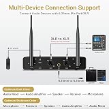 TONOR TW350 Wireless Microphones Set UHF Karaoke Receiver XLR 6.35mm view 5