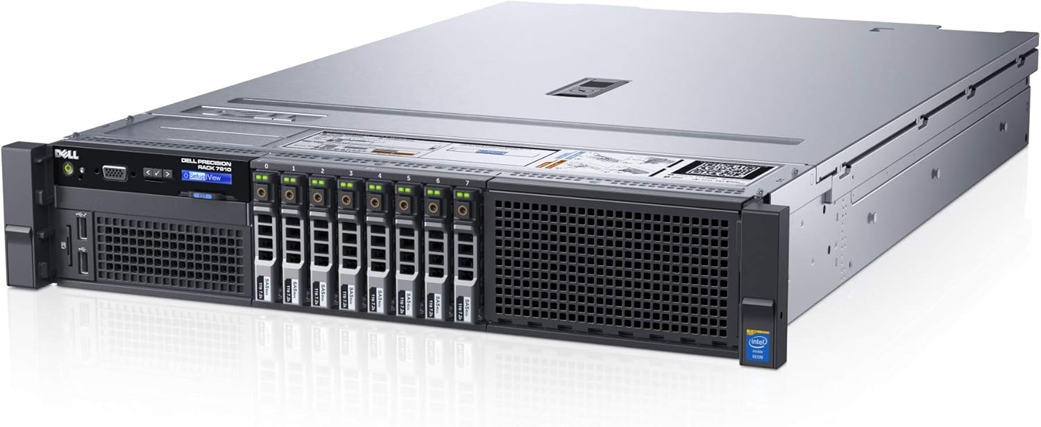 Dell Precision R7910 8 Bay SFF 2U Server, 2X E52680 V3 2.5GHz 12 Core, 256GB DDR4