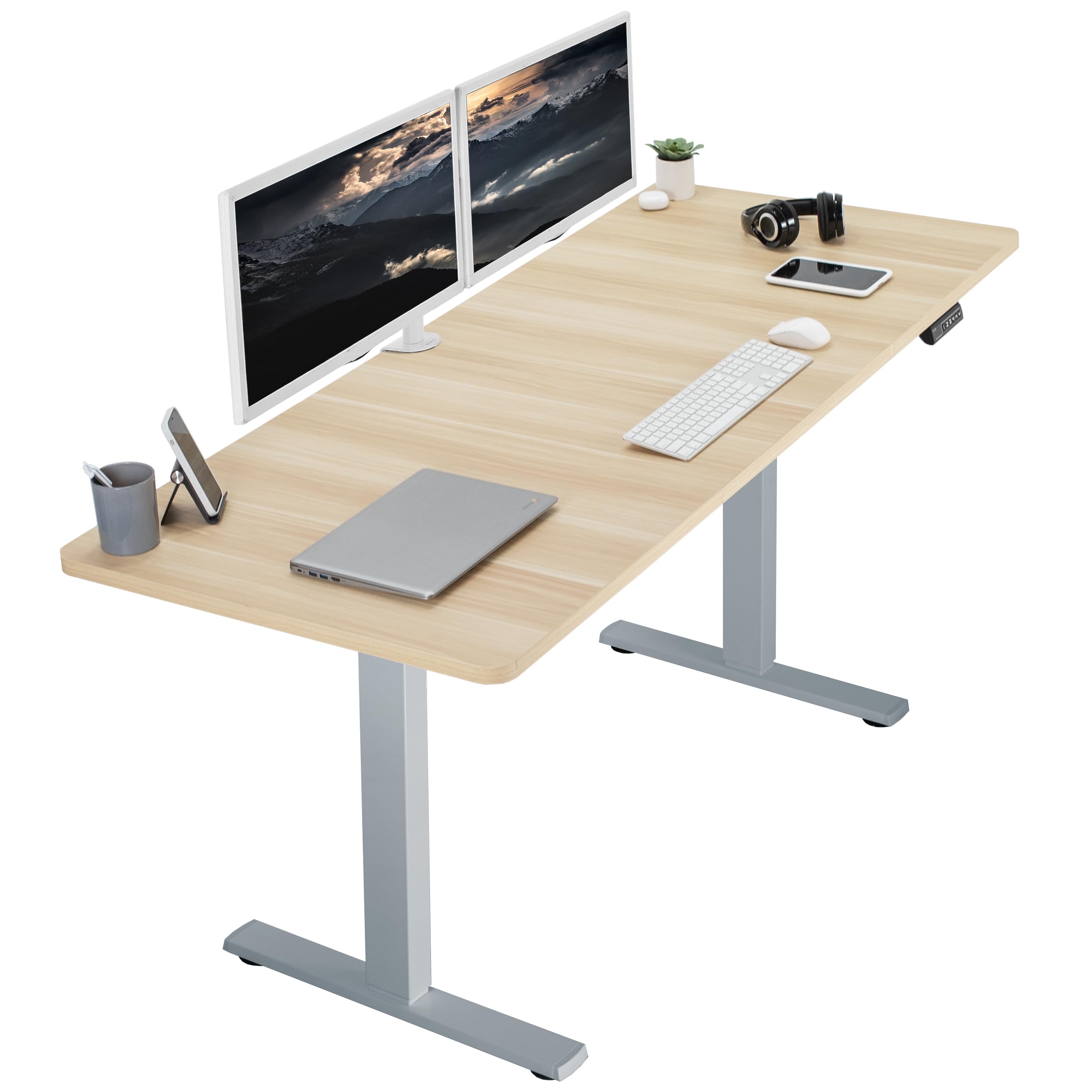 VIVO Electric 71 x 30 in Standing Desk, Memory