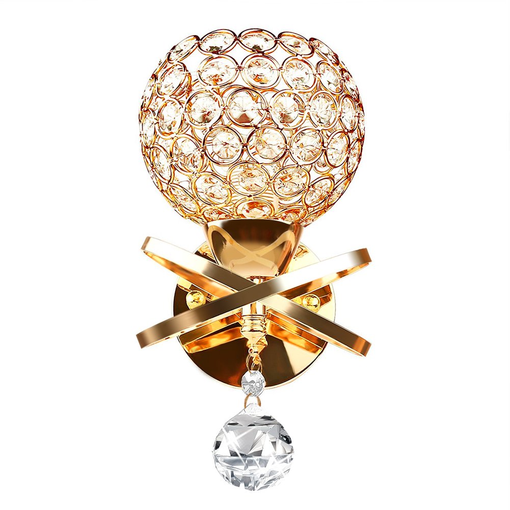 Kristall Wandleuchte Moderne Dekorative Kristall Wandlampe E14