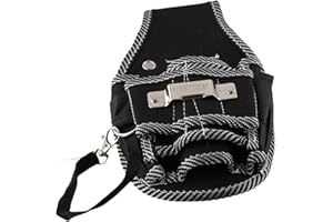 9 in 1 Tool Belt Organizer Pouch with Screwdriver Holder, Heavy Duty 600D Nylon Fabric Tool Bag for Mechanics, Hangable Waist