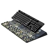 Ospelelf Keyboard Stand Pad with Wrist Rest, Comfy Ergonomic Keyboard Riser Holder for Office Home