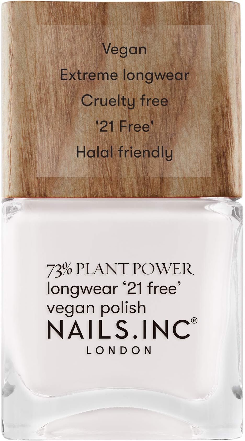 Nails.INC Plant Power Nail Polish 14ml 73% Plant Based 21 Free