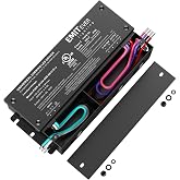 EMITEVER 12V 60W 5-in-1 Dimmable LED Driver,AC 110-277V to DC,UL Listed | ELV/MLV/TRIAC/0-10V/1-10V/10V PWM/Potentiometer,Works with Lutron &amp; Leviton,Power Supply for LED Lighting,IP67 Waterproof