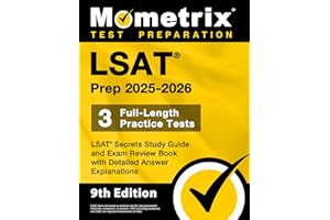 LSAT Prep - Full-Length Practice Tests, LSAT Secrets Study Guide and Exam Review Book with Detailed Answer Explanations: [9th Edition]