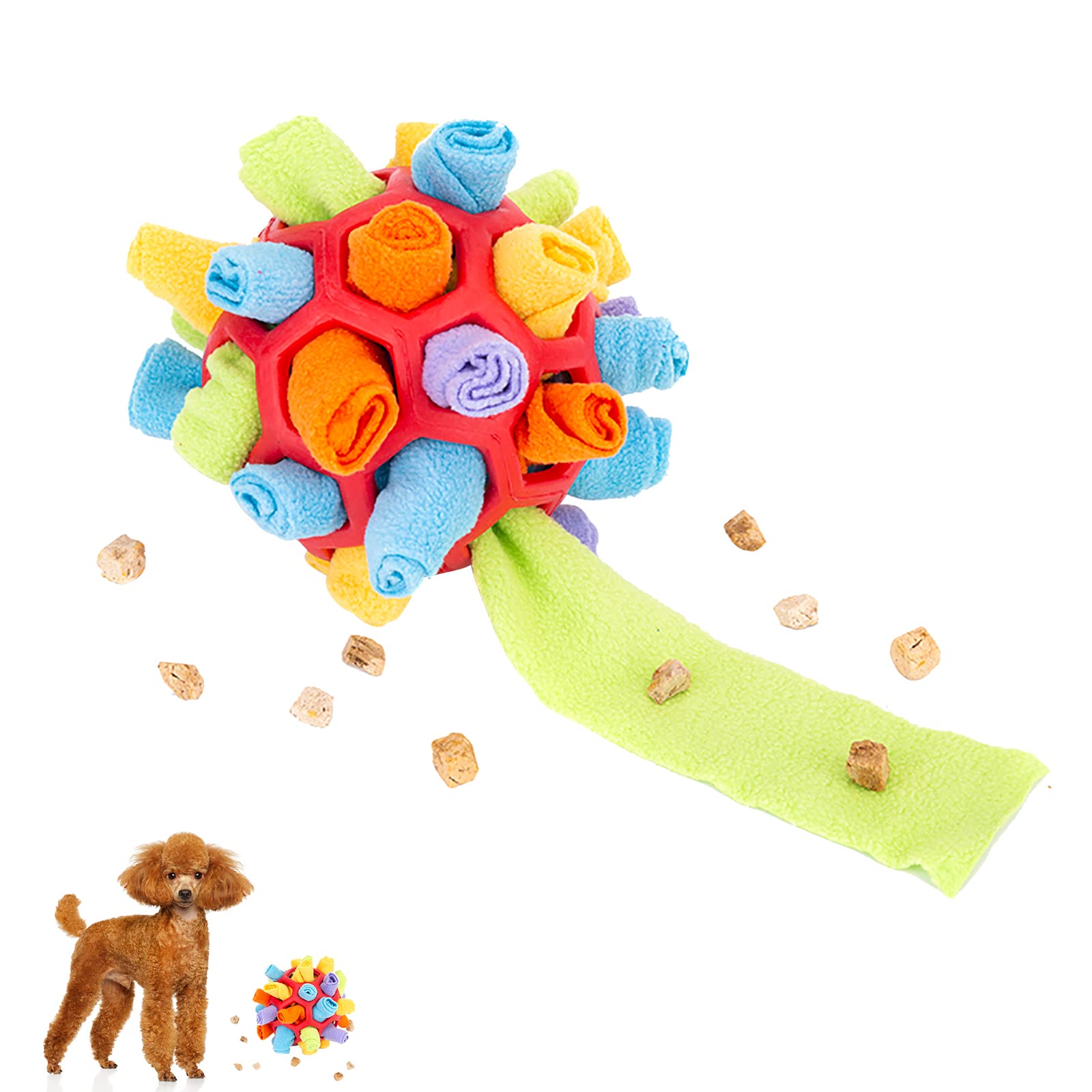 Jodsen Snuffle Mat for Dogs,Interactive Dog Toys Ball,Dog Puzzle Toy,Dog Feeding Mats,Foraging Mat,Snuffle Ball for Dogs Sniffing Mat,Natural Foraging Skill,Dog Stimulation Toys for Small Medium — image 1