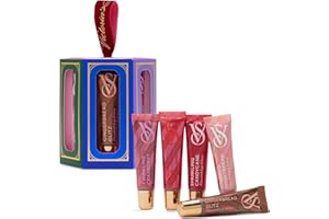 Victoria's Secret Lip Gloss Gift Set, Flavor Favorites, Flavored Lip Gloss Set for Women, Includes 5 assorted Lip Glosses