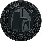 Miltacusa Weapons are A Part of My Religion Patch [3.0 inch-PVC Rubber - Hook Fastener Backing -MB15]