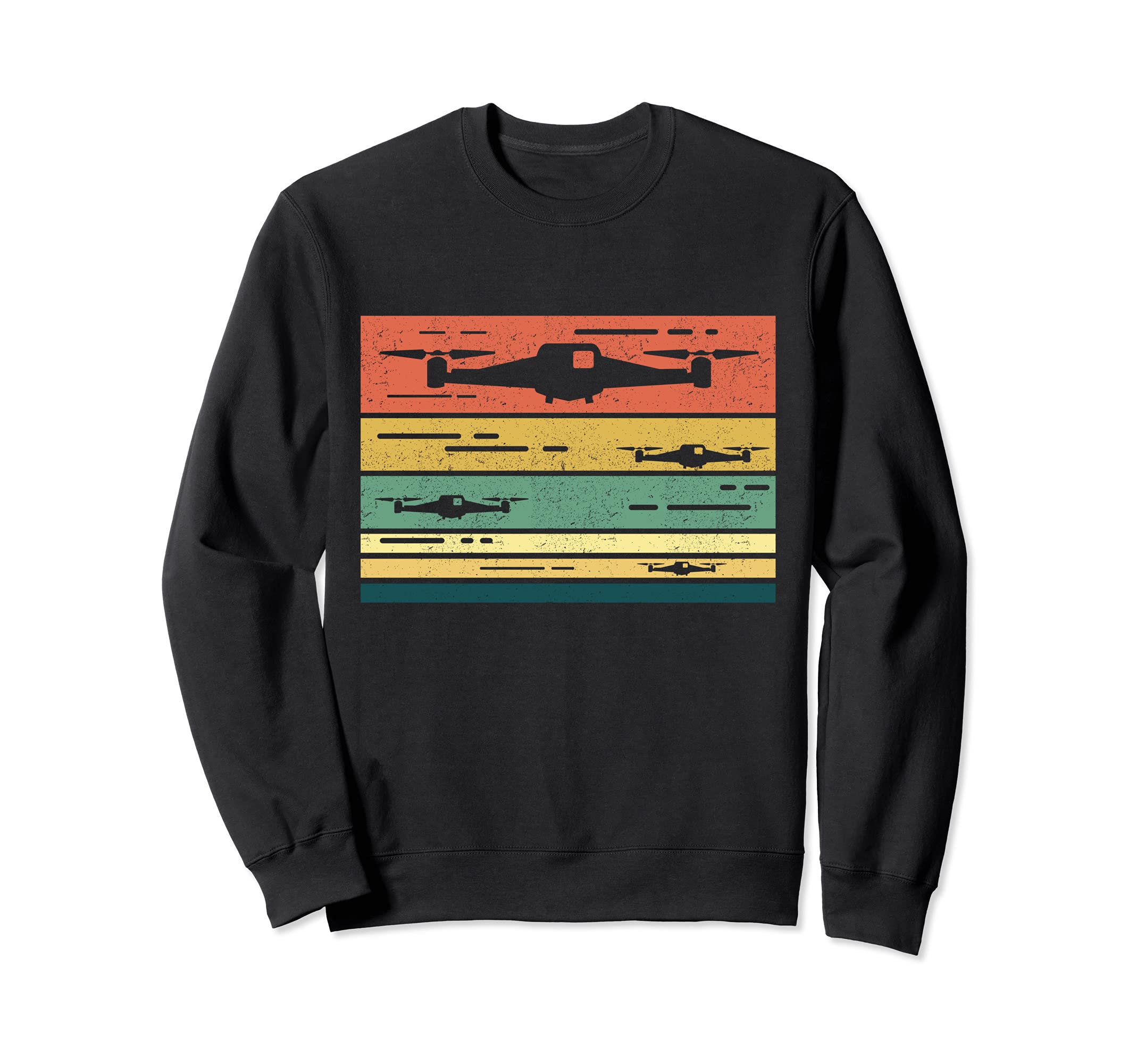 Drones motif quadrocopter design Sweatshirt