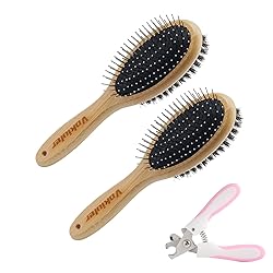Double Sided Dog and Cat Brush - Bristle and Pin