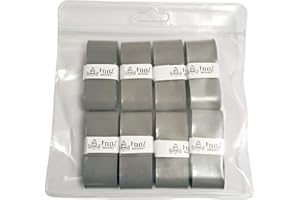 Fooz Headz Foosball Wraps 8-Pack (Gray): Pro Foosball Table Tournament Handle Wraps