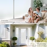 Lifetree Frosted Window Film Privacy Opaque 75x200 cm Non-Adhesive view 4